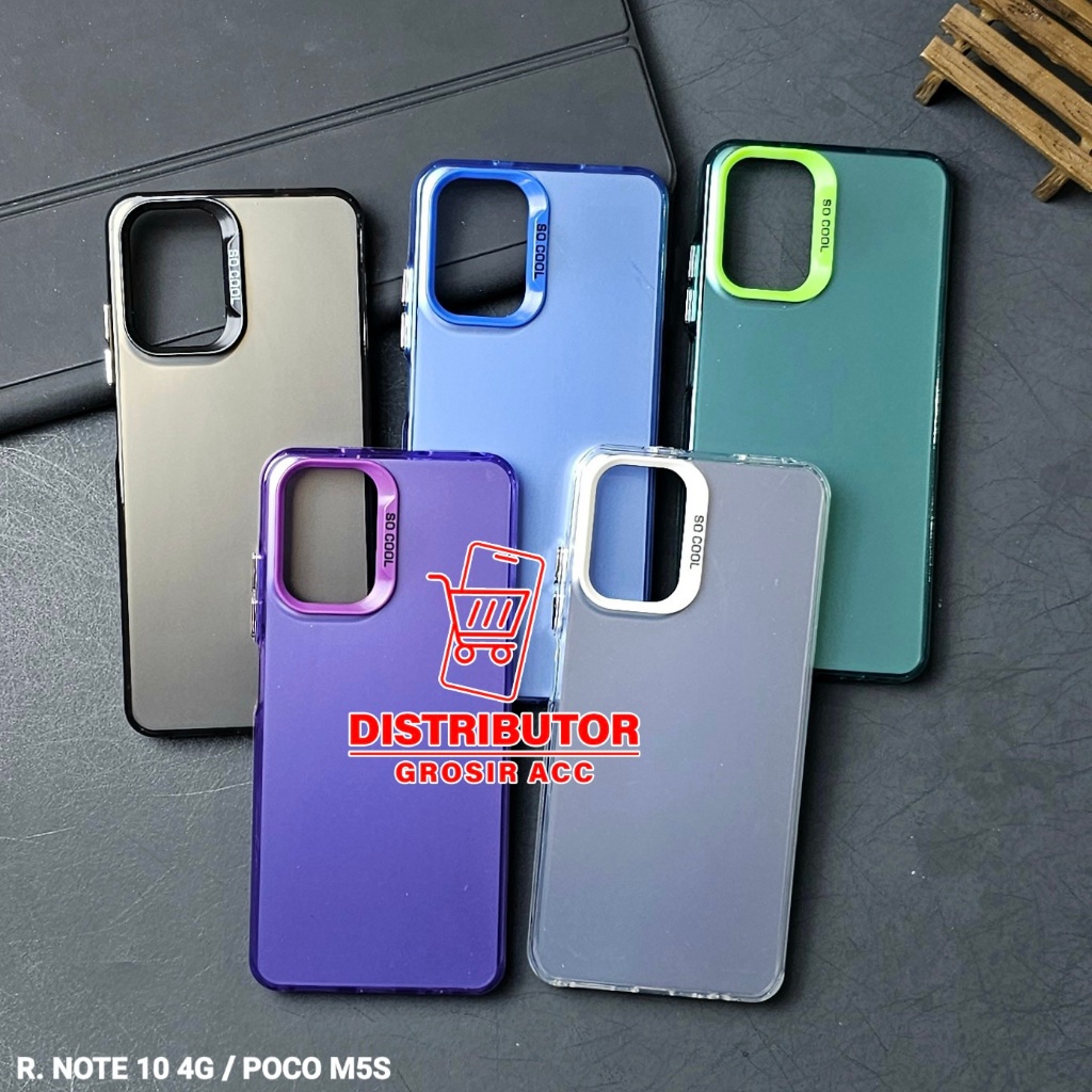 POCO M5S CASE IMD HYBRID PLATE HOLOGRAM CASE SOCOOL POCO M5S SC-1