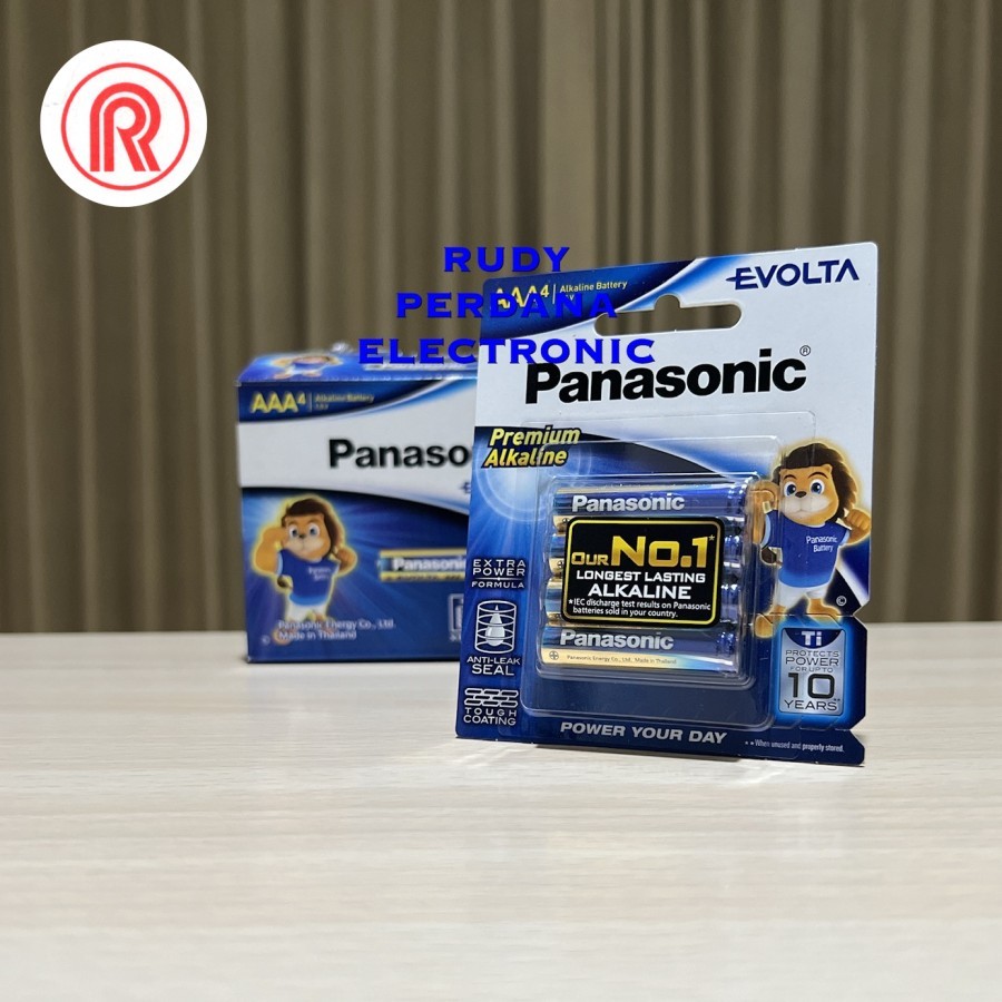 แบตเตอรี่ AAA A3 PANASONIC EVOLTA ALKALINE LR03EG/4B แบตเตอรี่ 4 ชิ้น