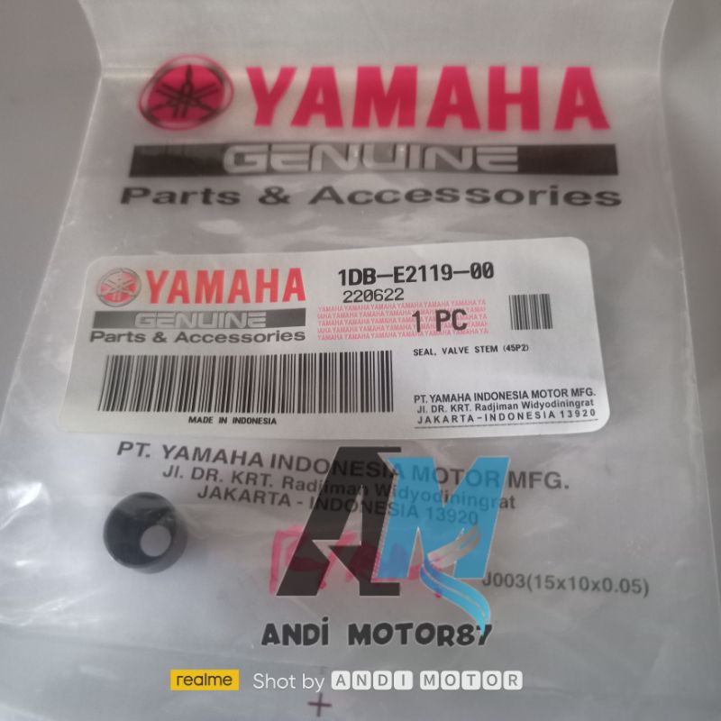 1DB-E2119-00 ซีล, VALVE STEM (45P2) Yamaha Byson VALVE ซีล (เพลาใหญ่) Mio J