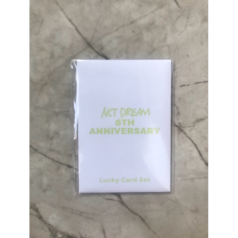 MD NCT DREAM 6TH ANNIVERSARY LUCKY CARD HAECHAN NCT DREAM