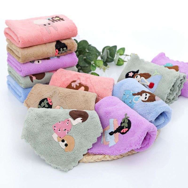 ตัวอักษรไมโครไฟเบอร์ Face Towel Baby Face Towel Uk 3030