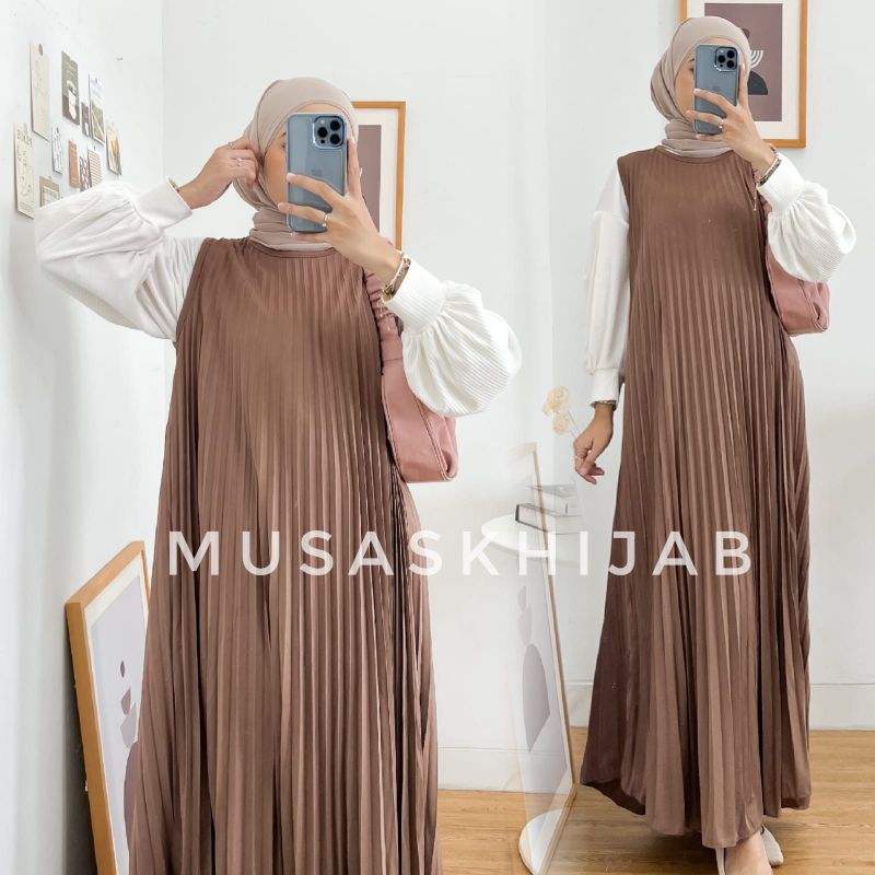 UMBRELLA PLEASE INNER DRESS / PLEASE DRESS / BUTTON INNER DRESS / CODE P03