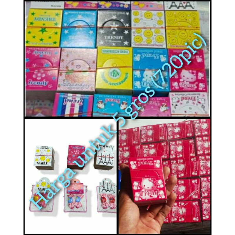 ขายส่ง/สีเต็ม HANG TAG Accessories/HANG TAG Label Accessories ราคา 5 มัด 5 ลูก (720pic)