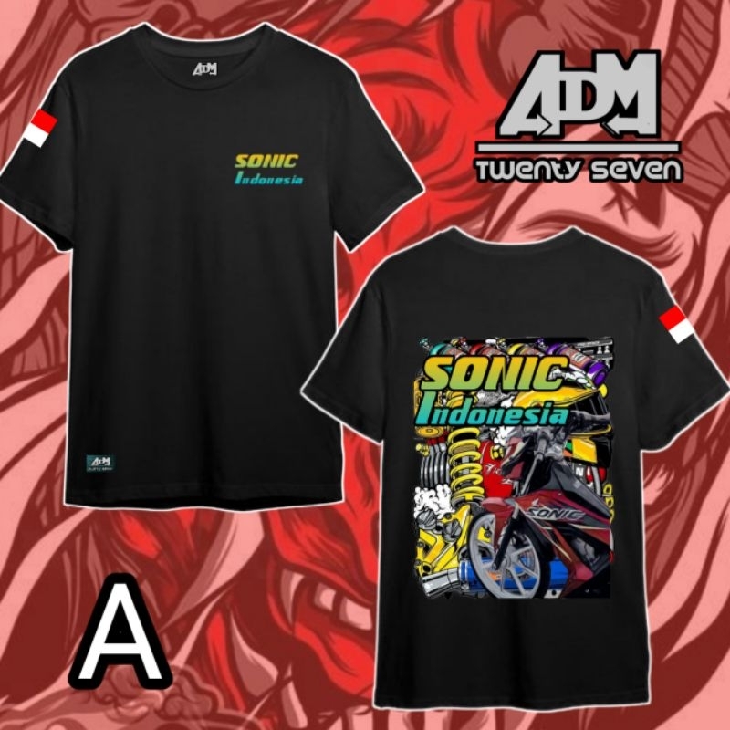 เสื้อยืดHonda Sonic 150Rเสื้อยืดHonda Sonicเสื้อยืดSonicเสื้อยืดOriginal Distroเสื้อยืด