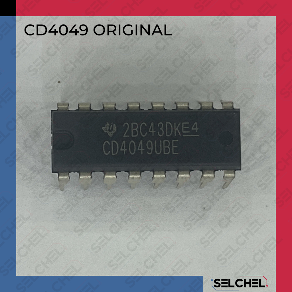 CD4049 ของแท้ Dip cd4049be ic texas เดิม