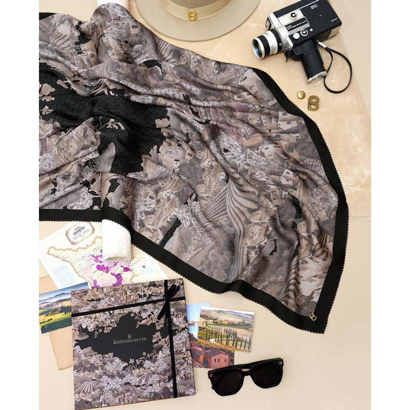 พร้อม Buttonscarves Tuscany Series