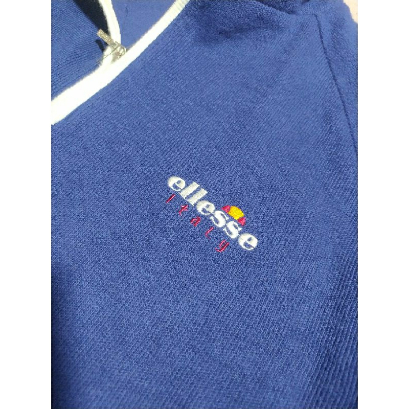 Ellesse อิตาลีถักเสื้อกันหนาวครึ่งซิป