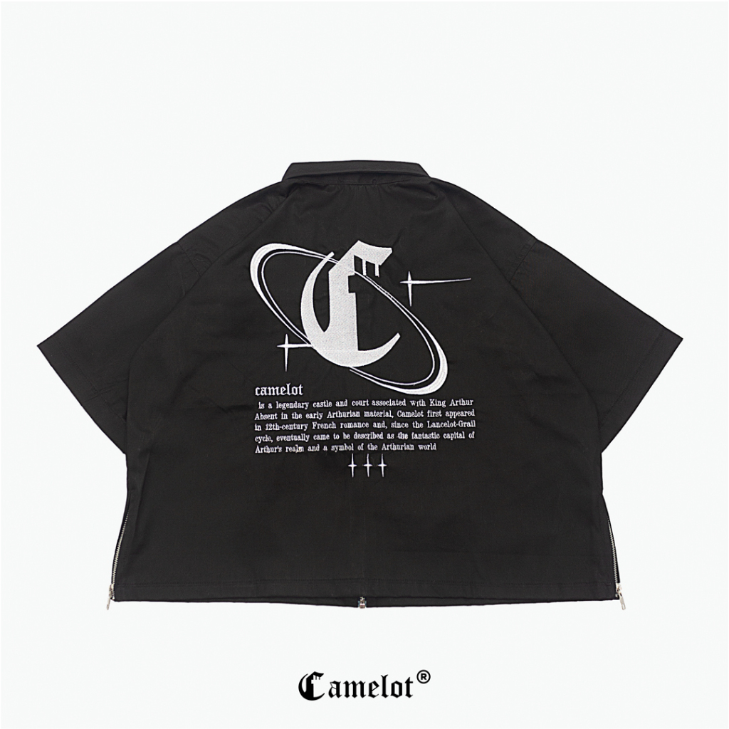 KEMEJA Camelot - เสื้อทํางาน Saturn Boxy Shirt Boxy Shirt Canvas Shirt Workshop Shirt Oversize Shirt