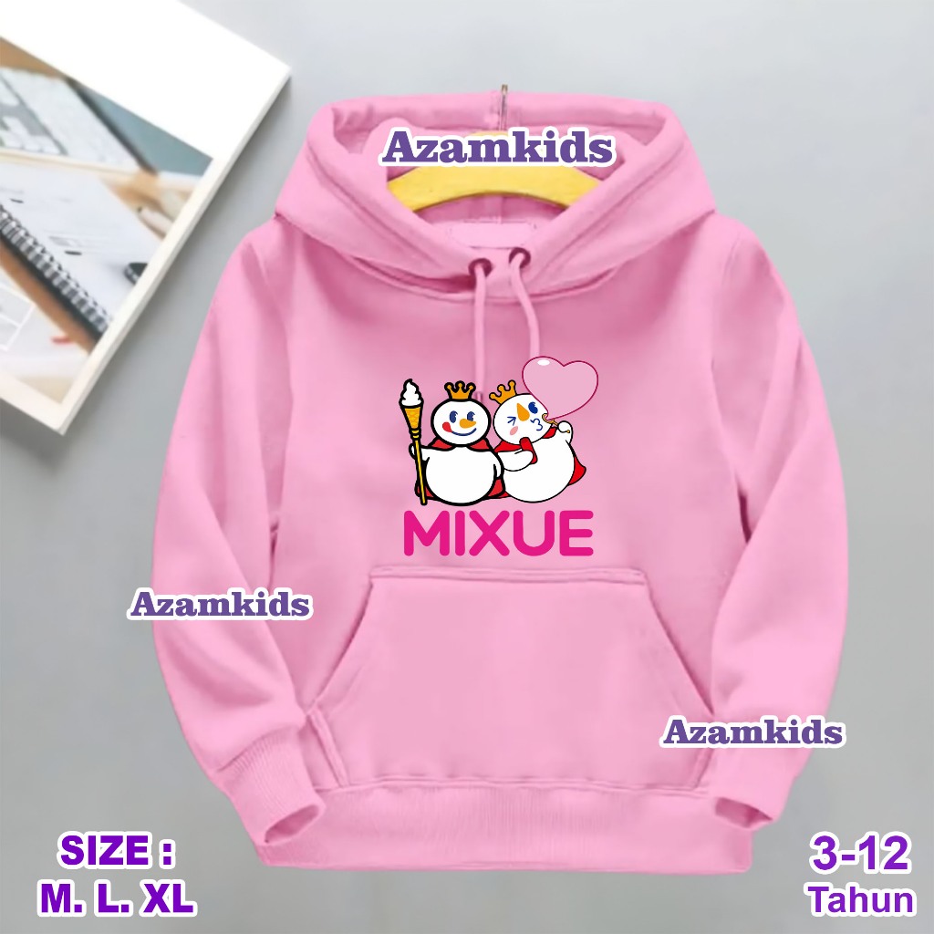 HOODIE สําหรับ CHILDREN AGED 2 3 4 5 6 7 8 9 10 11 12 ปี MIXUE LOVE2 ใหม่ล่าสุด || เสื้อฮู้ดสําหรับเ