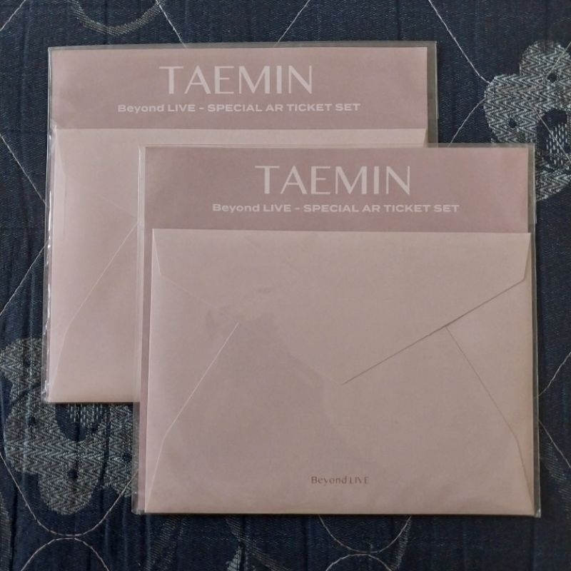 SHINee Taemin Beyond Live Never Gonna Dance Again NGDA MD สินค้าตั๋ว Ar ครบชุด Photocard Taemin