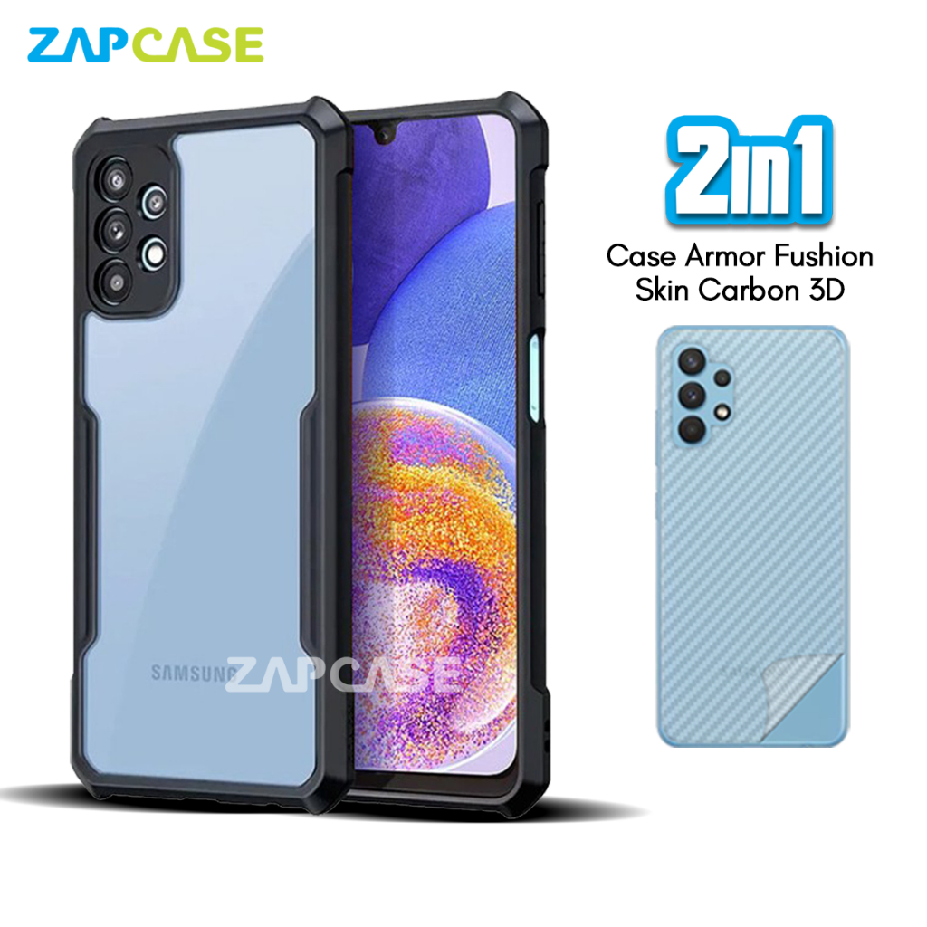 เคส Samsung A23 4G ฟรีคาร์บอนผิว