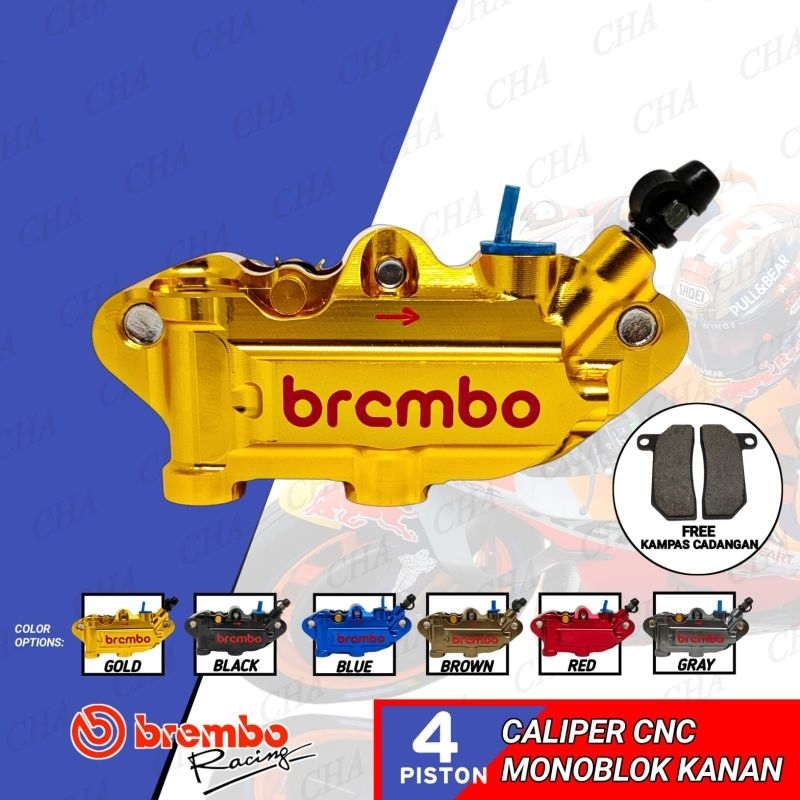 4- PISTON MONOBOLOCK CALIPER