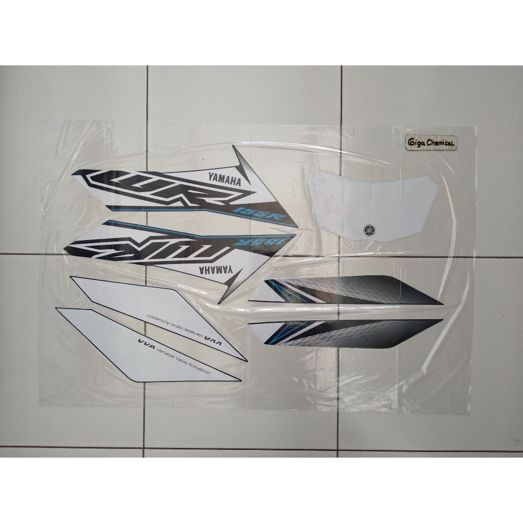 Yamaha WR155R WR 155R 2020 2021 Standard Trim Striping สติกเกอร์สีดําเดิม