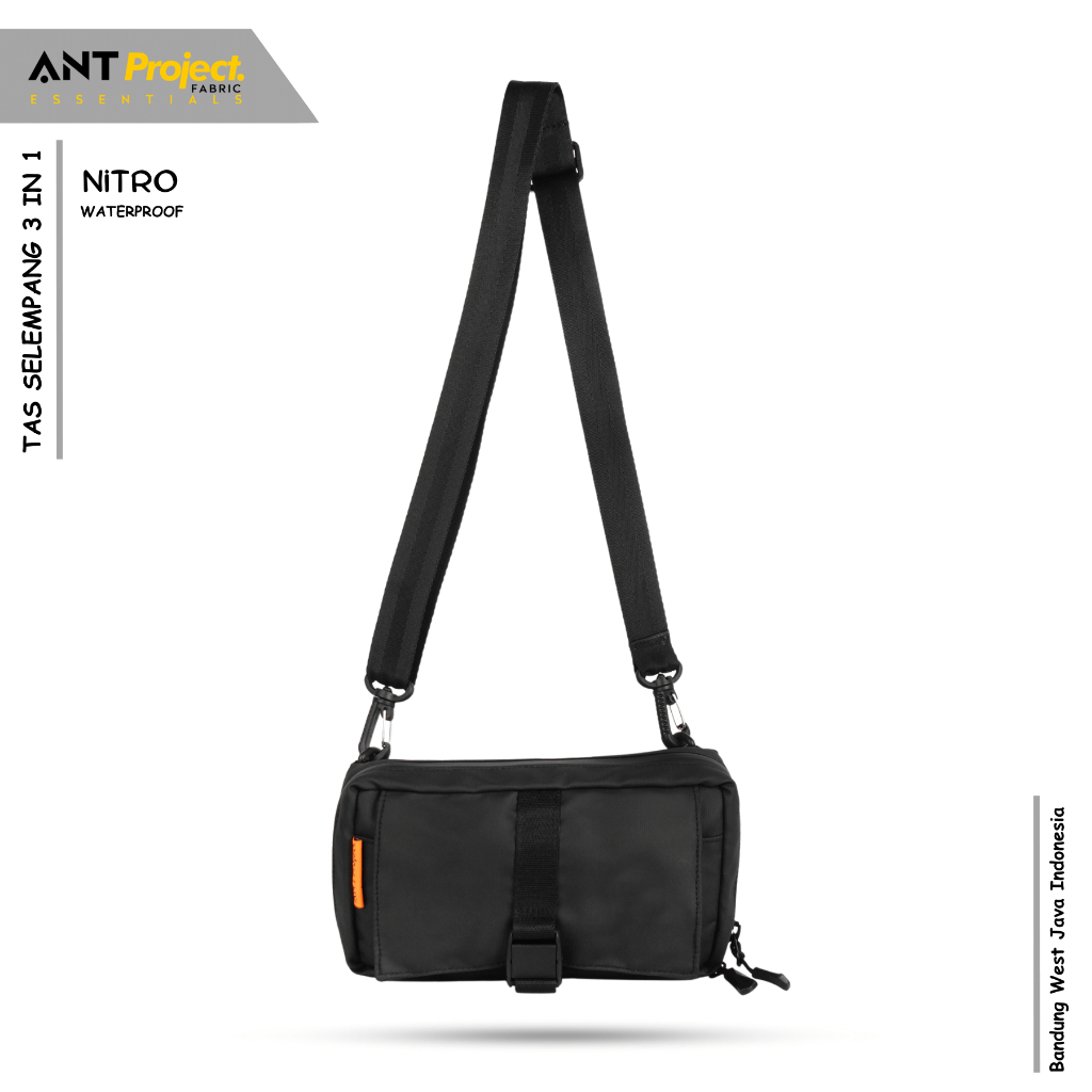 Ant PROJECT - กระเป๋าจัดระเบียบ Sling Pack กันน้ํา 3 in 1 NITRO