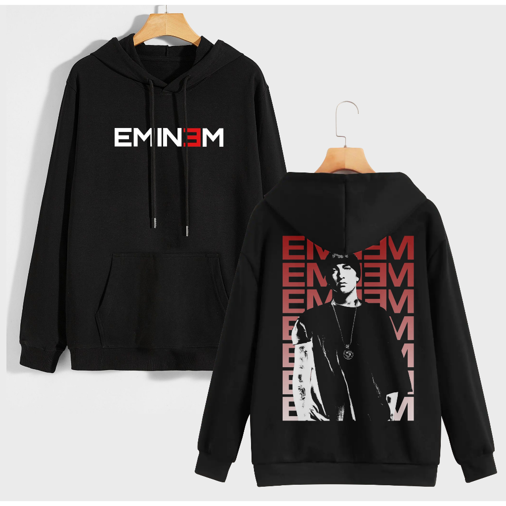 Hoodie Jacket Jumper เสื้อกันหนาวเพลง Band Eminem Hoodie Distro ผู้ชายผู้หญิงที่กําหนดเองหนา Unisex