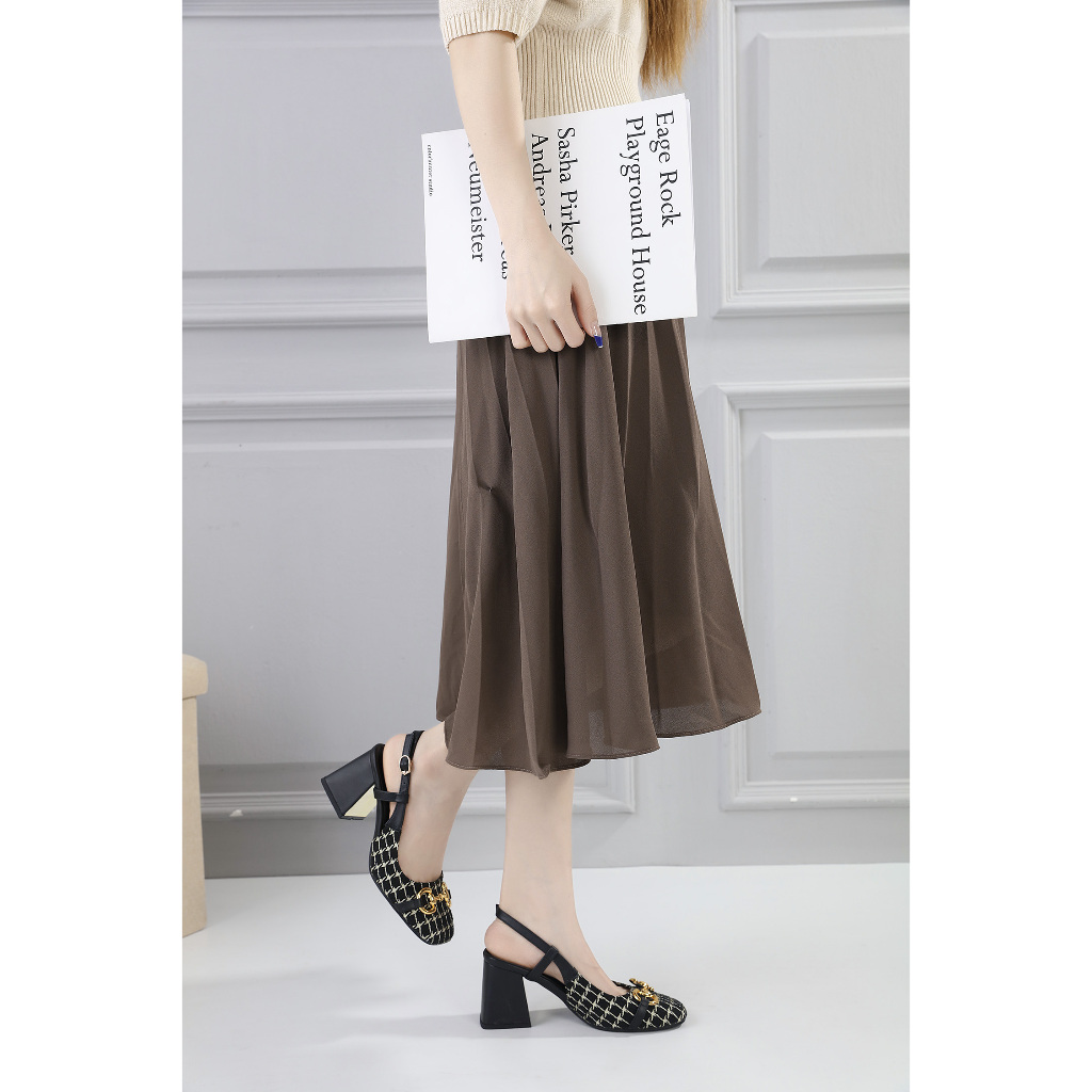 Gc รองเท้าส้นสูง FLARED 888-2