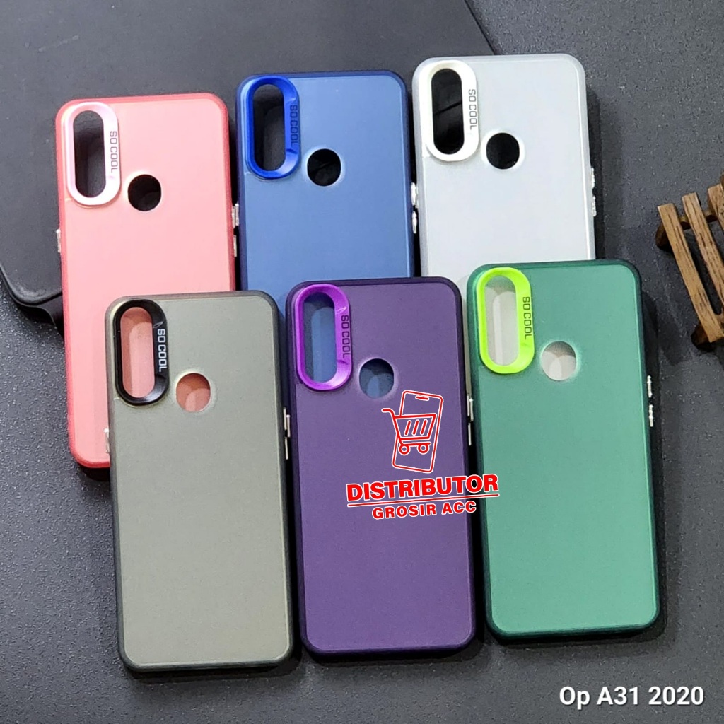 OPPO A31 2020 OPPO A8 CASE IMD HYBRID PLATE HOLOGRAM CASE SOCOOL OPPO A31 2020 OPPO A8 SC-1