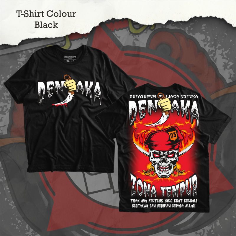 เสื้อยืด พิมพ์ลาย Denjaka Combat Zone Tiedye สวมใส่สบาย ไม่ซีดจางง่าย