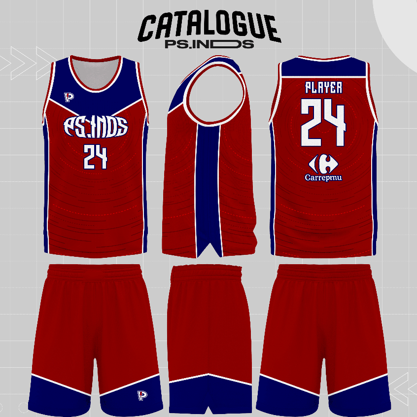 Jersey Basket Full Print Printing Basket Murah Satuan Dryfit Setelan Baju Olahraga Q8F8