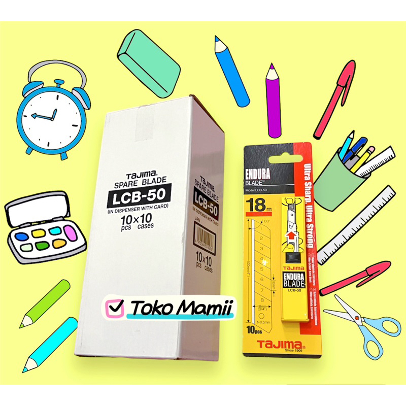 ใบมีดคัตเตอร์ MATA TAJIMA LCB50 REFILL