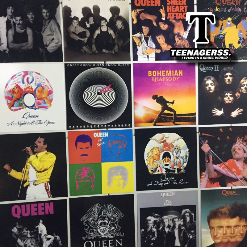 24 ชิ้น Queen Wall Decor ความงาม Band โปสเตอร์