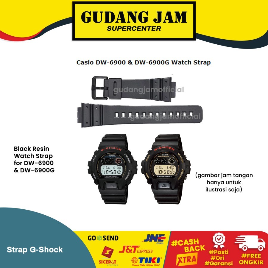 G-shock DW-6900 DW6900 DW-6900G DW6900G สาย Casio Original