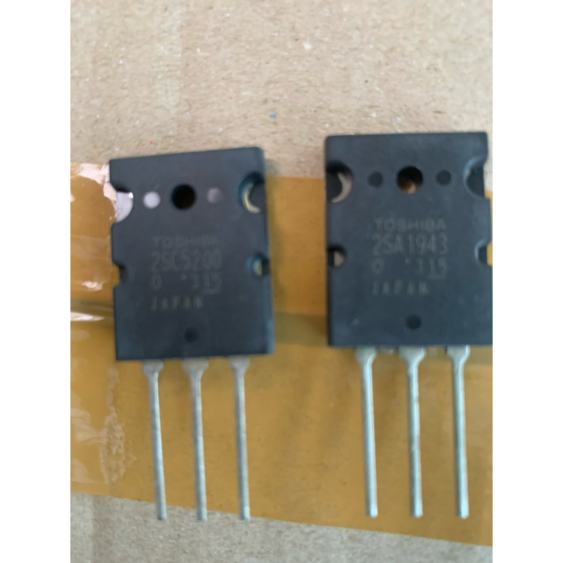 Toshiba ทรานซิสเตอร์ 2SA1943 2SC5200 / A1943 C5200 ORIGINAL JAPAN