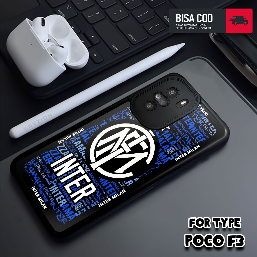 เคส HP POCO F3 - เคส Xiaomi Poco F3 - BALL MOTIF - Premium Glossy Hardcase - Casing - Silicone - Mob