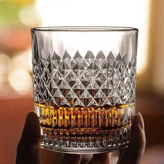 Loveyalty Whisky Crystal Old Fashioned Rock Glass 280ml-YJ10
