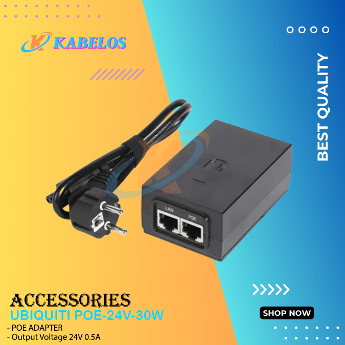 Ubiquiti POE-24V-12W PoE Adaptor 24V 0.5A