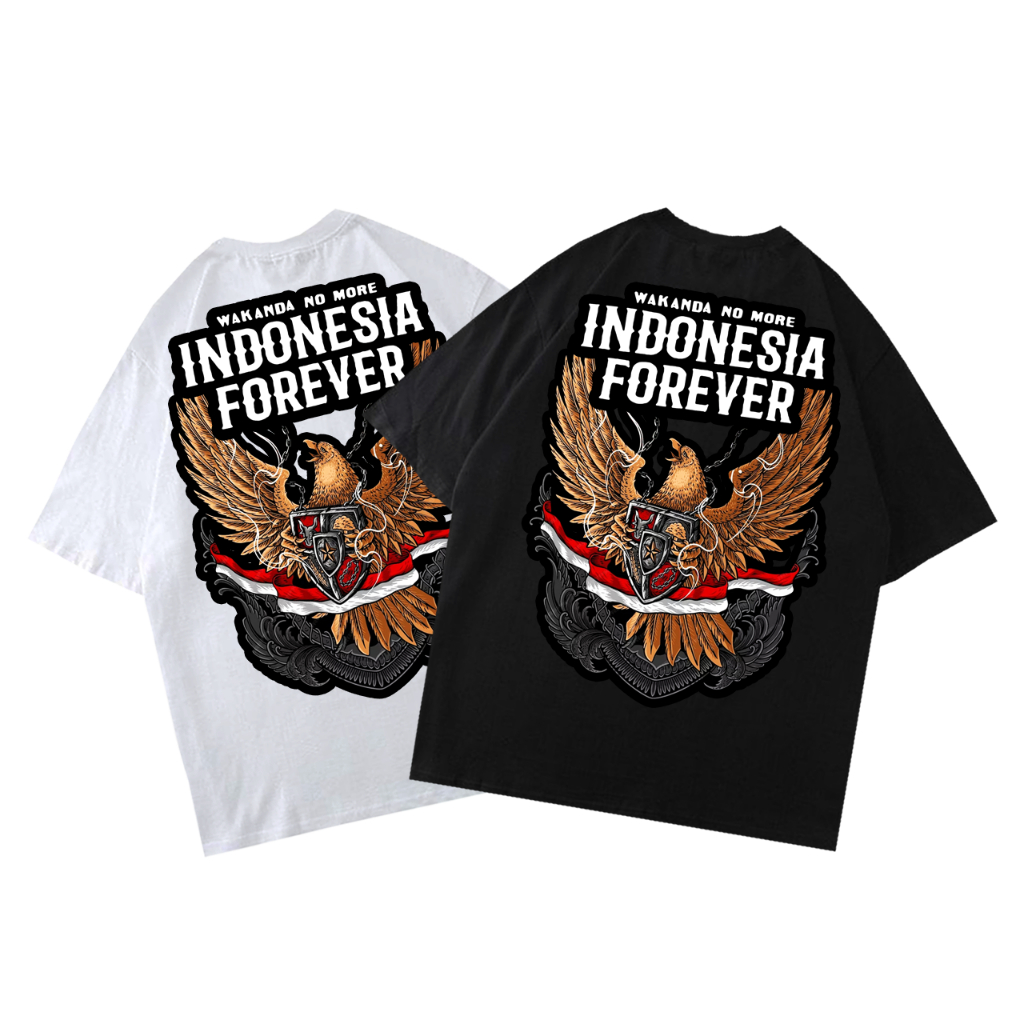 Wakanda No More Indonesia Forever Oversize INFILESS เสื้อ Unisex - Wakanda Infiless