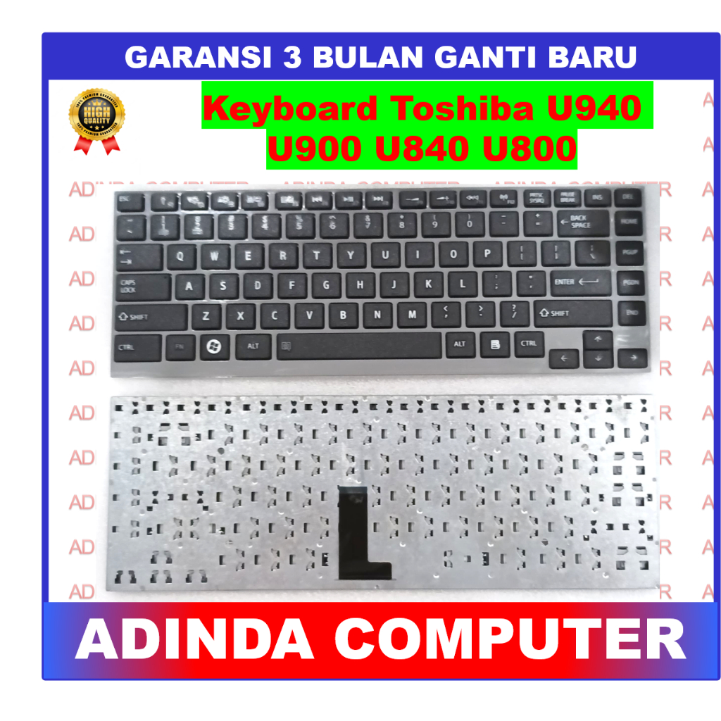 แป้นพิมพ์ Toshiba Satellite Portege U940 U900 U840 U800 Z830 Z835 Z930