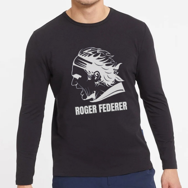 Roger FEDERER เสื้อยืด แขนยาว เทนนิส เสื้อผ้า