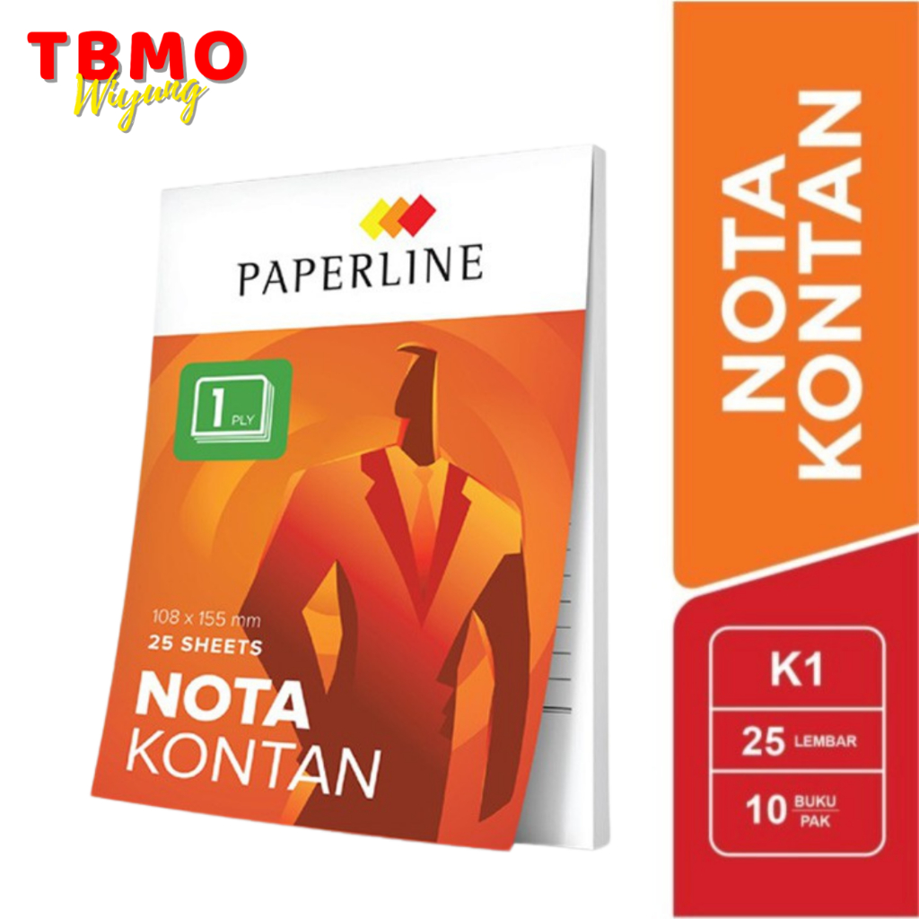 TBMO Paperline K1 Cash Note / Small Cash Note ต่อแพ็ค 10 ชิ้น