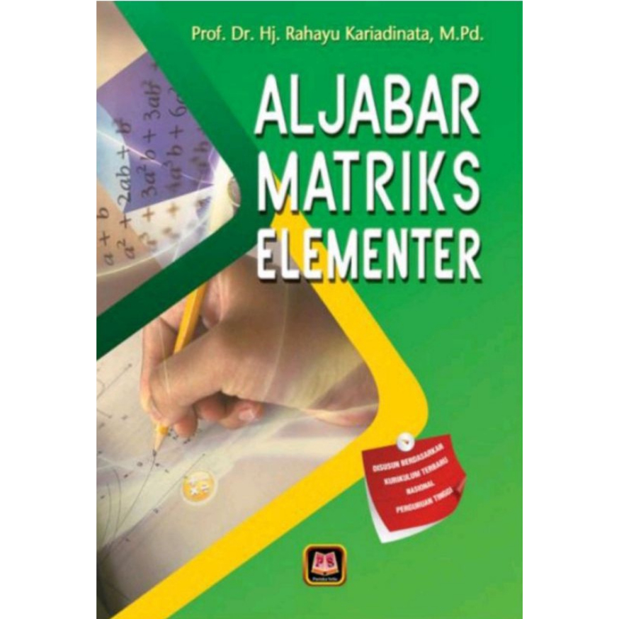 หนังสือ Aljabar ของเมทริกซ์ - Rahayu Karimadinata
