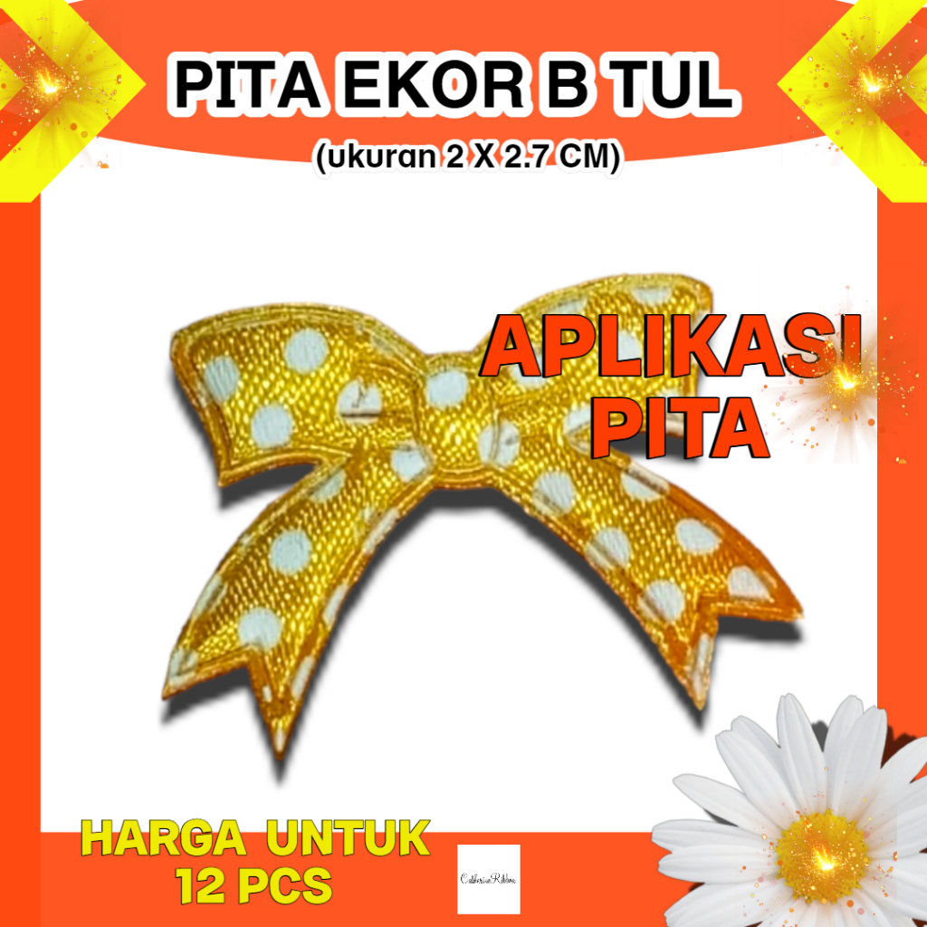 Ribbon APPLICATION / TUL TAIL RIBBON / SOUVENIR DECORATION / คลิป / คลิปตกแต่ง