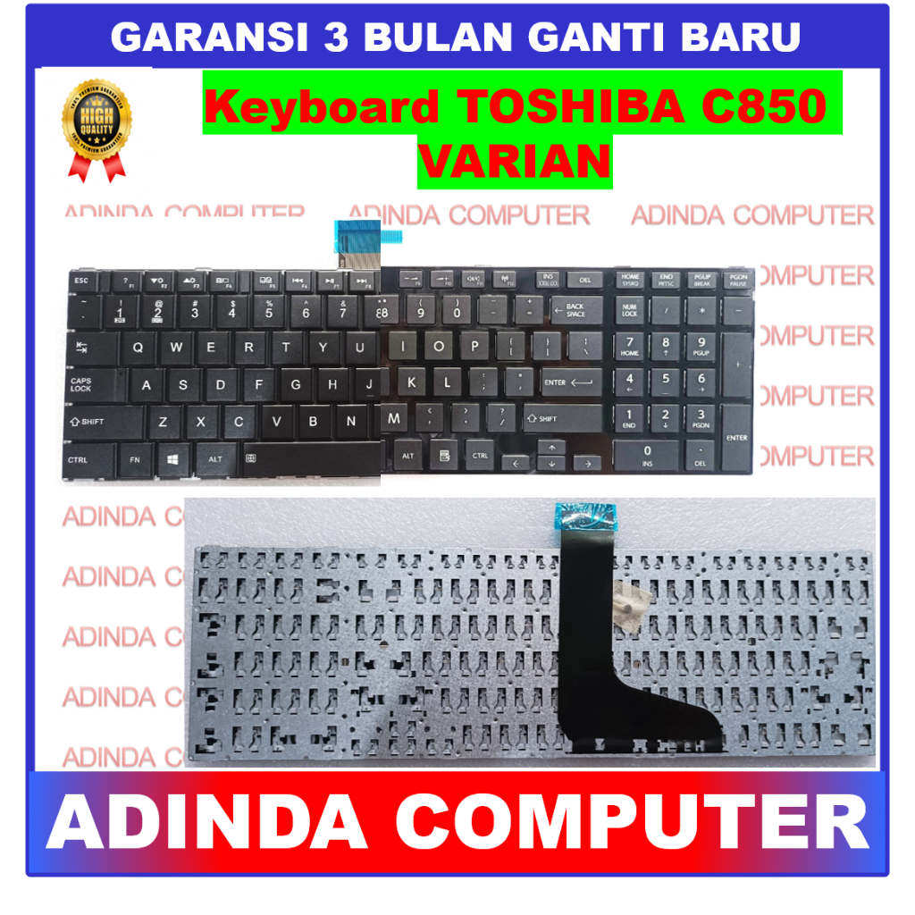 TOSHIBA L850 L855 L855D C850 C855 C870 C875D คีย์บอร์ด