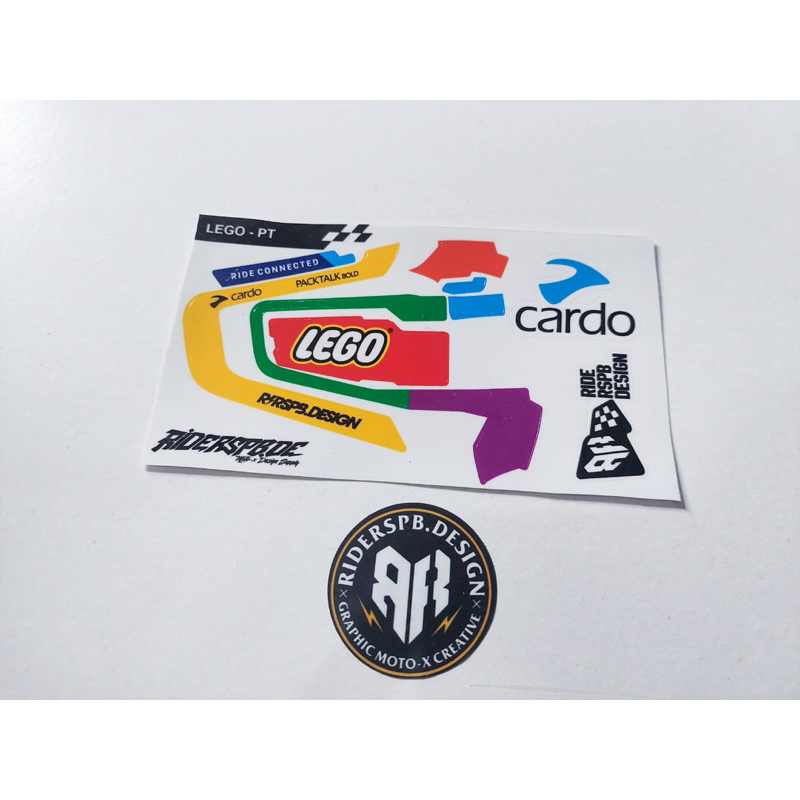 LEGO PT - สติ๊กเกอร์ DECAL SKINCOVER GARSKIN INTERCOM CARDO PACKTALK BOLD