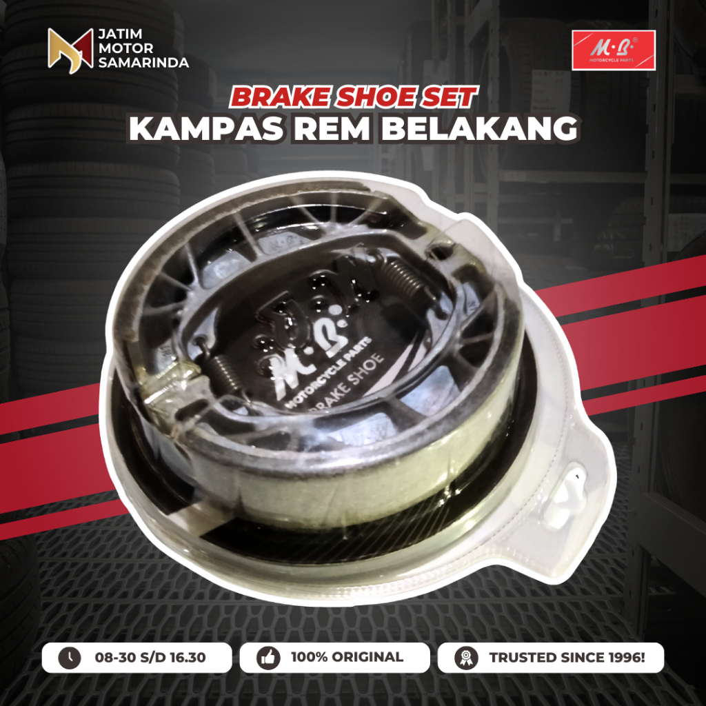 MB ผ้าเบรคหลังดรัมผ้าเบรคชุดเบรค Original Force 1 3YR Grand GBP Karisma KPH Mio 5TL RX King 4Y2 Shog