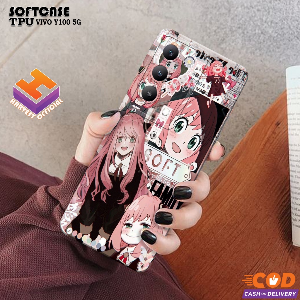 เคส HP VIVO Y100 5G 2024 - เคสแฟชั่นน่ารัก - เคส VIVO Y100 5G Softcase - กล้อง Pro - เคส VIVO Y100 5