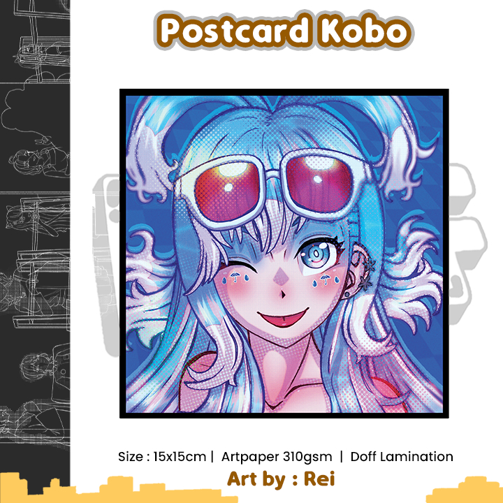 โปสการ์ด Kobo - Hololive Poster - Rei