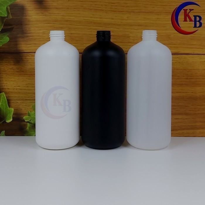 ฝาขวด HDPE ขนาด 500 มล. / คอขวด 500 มล. 24 ชิ้นพลาสติก