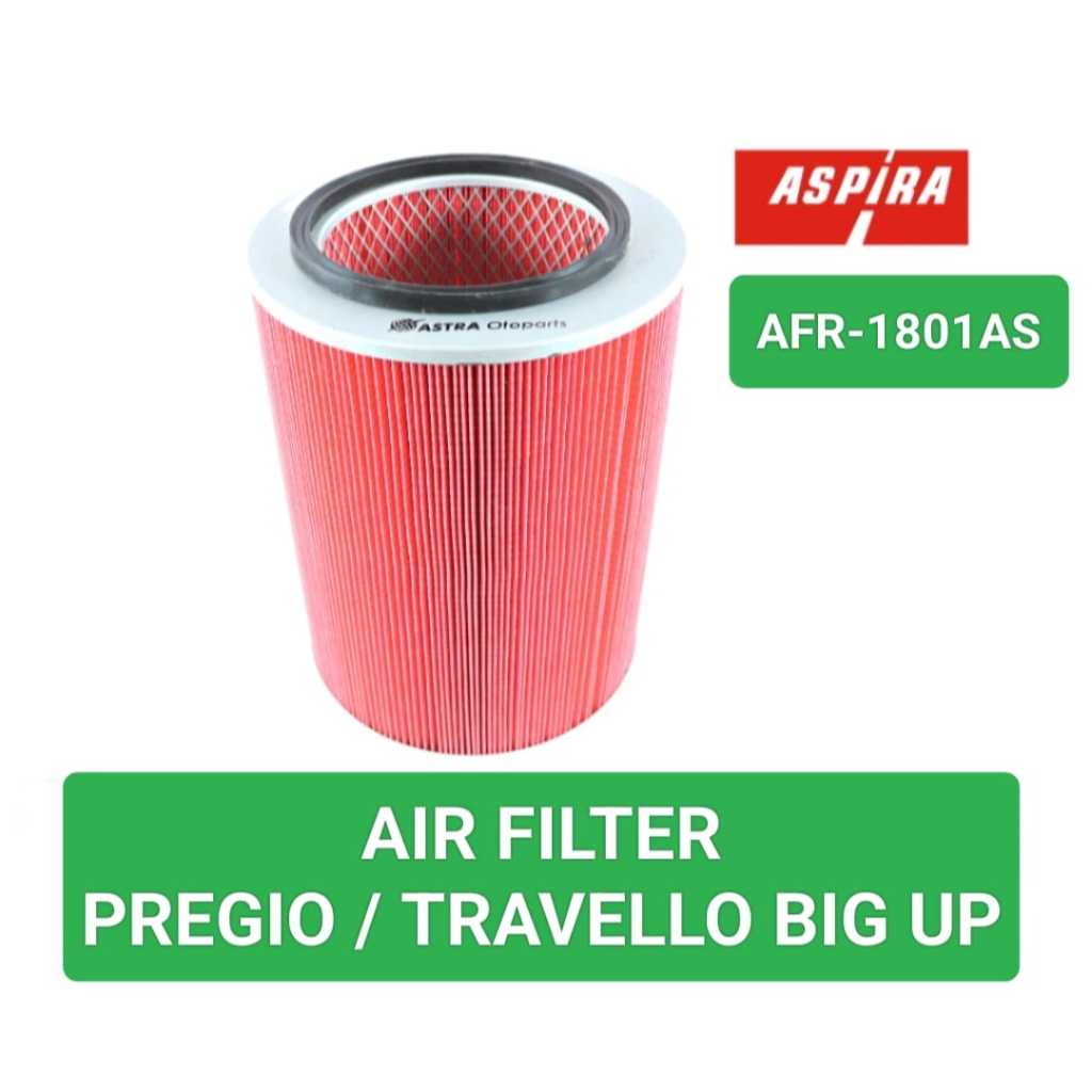 Travello BIG UP AIR FILTER PREGIO เครื่องกรองอากาศ KIA TRAVELLO BIG UP ASPIRA AFR-1801AS