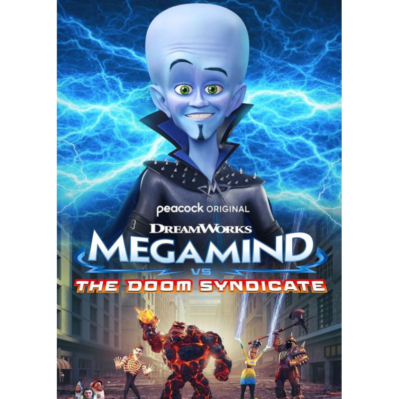 Megamind VS THE DOOM SYNDICATE Animation DVD (2024)