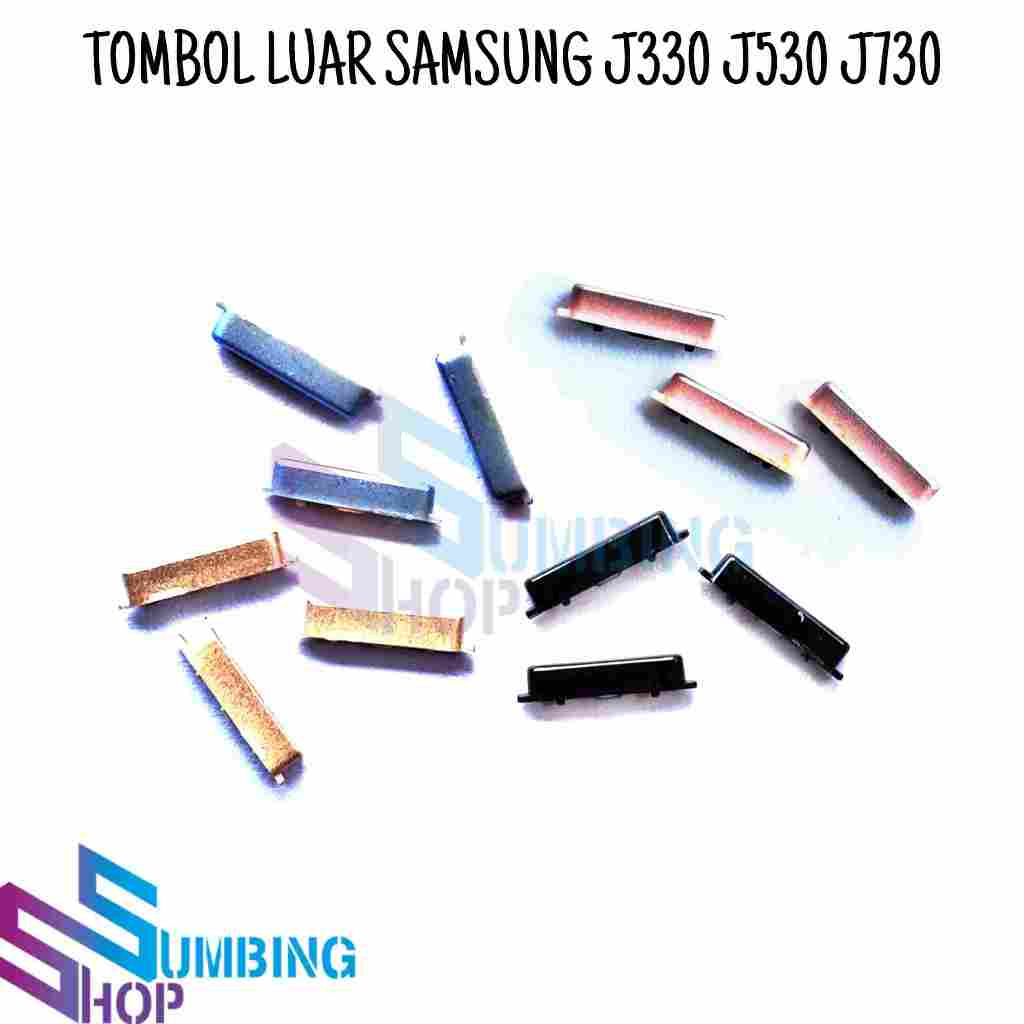 Tombol ปุ่มกดเปิดปิดเสียง ด้านนอก แบบยาง สําหรับ Samsung J330 J530 J730 J3 Pro J5 Pro J7 Pro 2017
