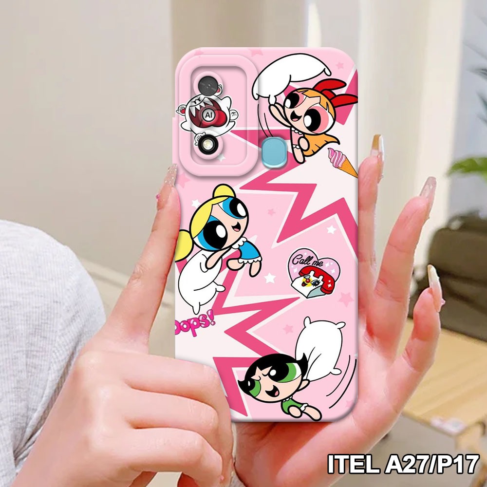 เคสโทรศัพท์ HP ITEL A27/P17 - เคสแฟชั่น CARTUN (SH 39) - ประเภทอื่นทางแชท - เคส Itel P17 Softcase - 