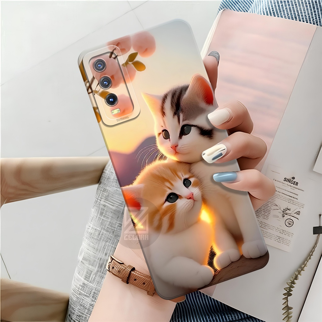 เคส VIVO Y20 / Y12S / Y20S Softcase - เคสแมว - เคส VIVO Y20 / Y12S / Y20S - เคส Pro Camera Silicone 