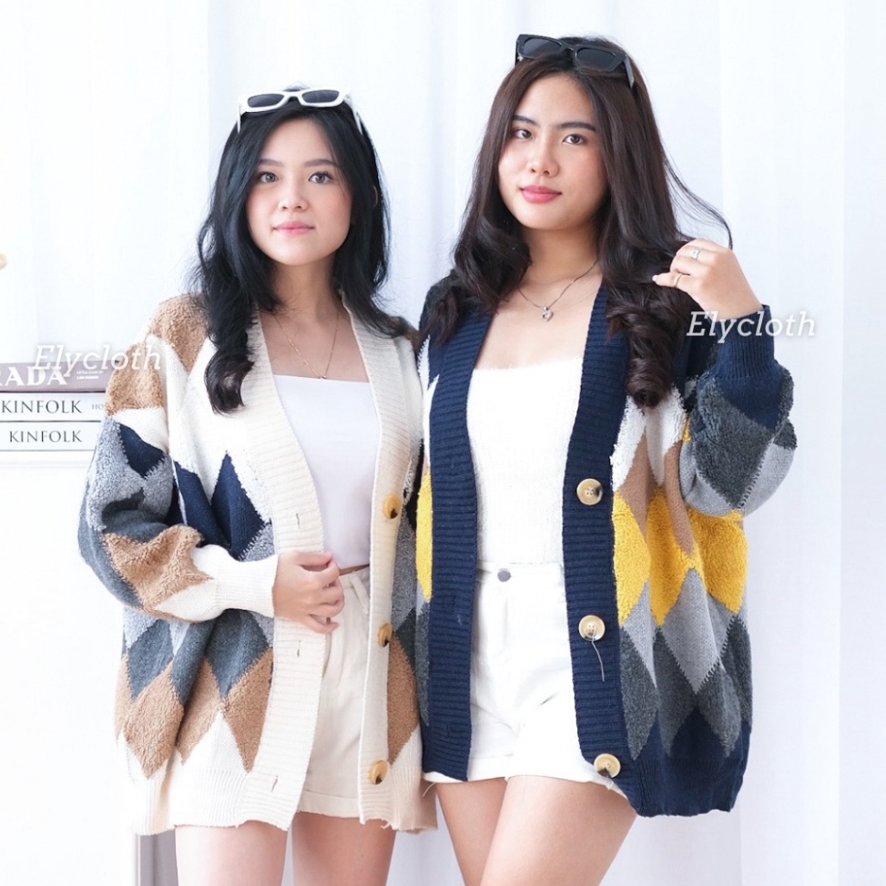 ELYCLOTH RACHEL CARDIGAN ผู้หญิง PREMIUM KNIT CARDIGAN