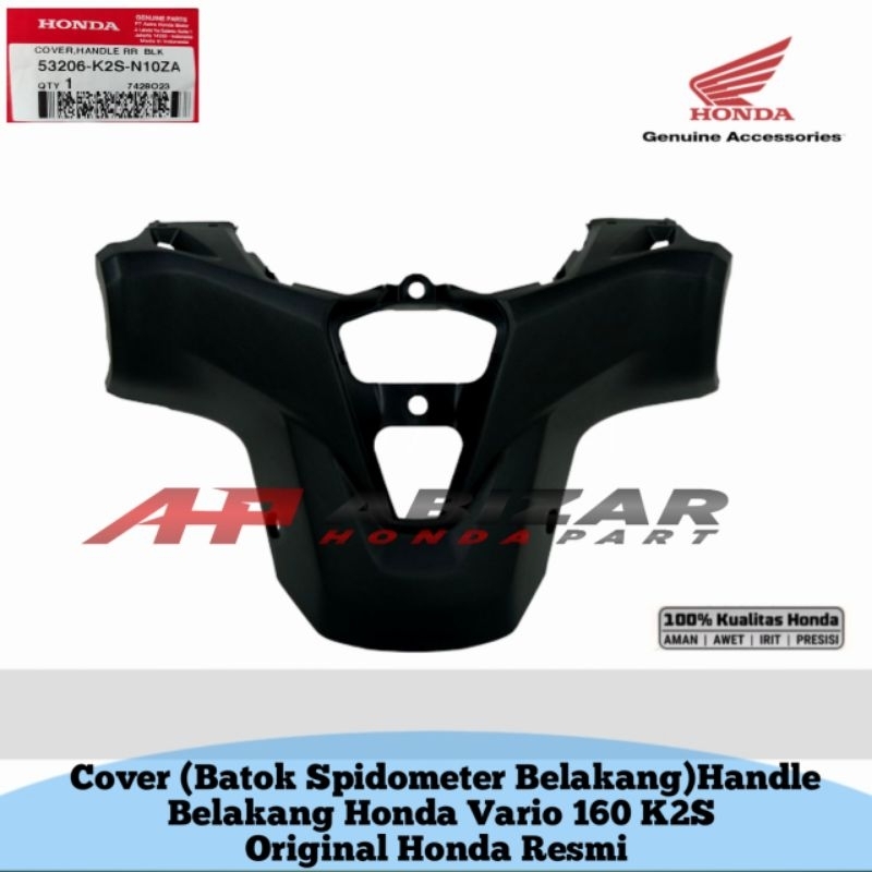 53206-K2S-N10ZA ฝาครอบมาตรวัดความเร็วด้านหลัง Honda Vario 160 K2S Aba Original Honda Official