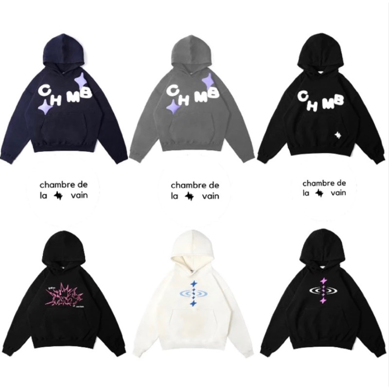 [ORIGINAL] Chambed Elavain X Telepati.che Boxy Hoodie Collaboration // Boxy Hoodie Shooting Love Nav